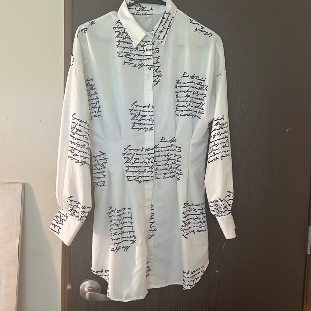 Black and white Dress shirt